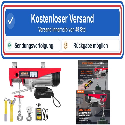 Vevor elektrische seilwinde - elektrische,